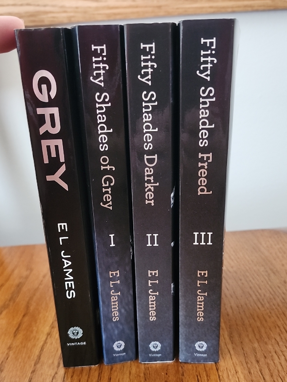E L James - Fifty Shades Series Set in Black